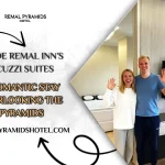 romantic suites with a jacuzzi near the pyramids